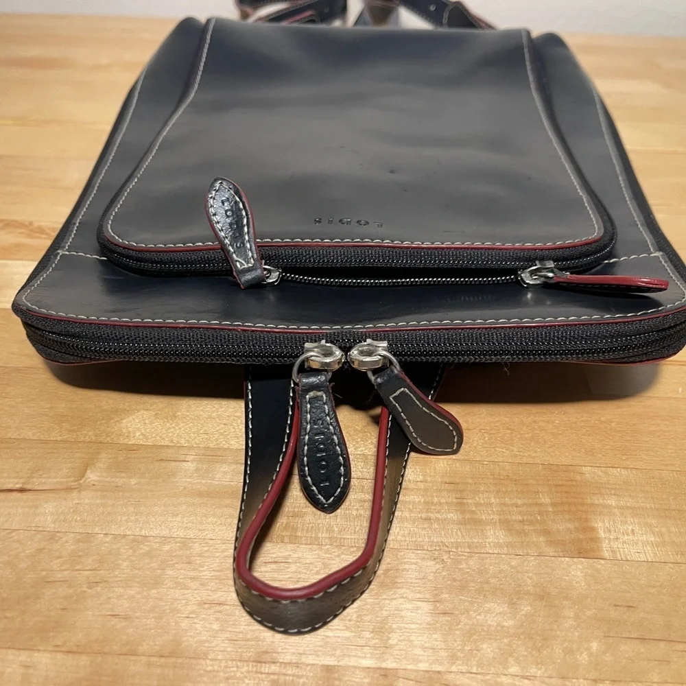 Lodis Audrey Collection Leather City Bag Backpack - Black
